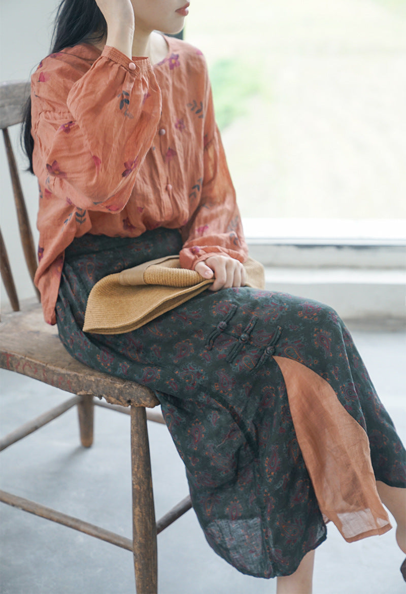 Stevie Spotlight Qipao Cheongsam Skirt