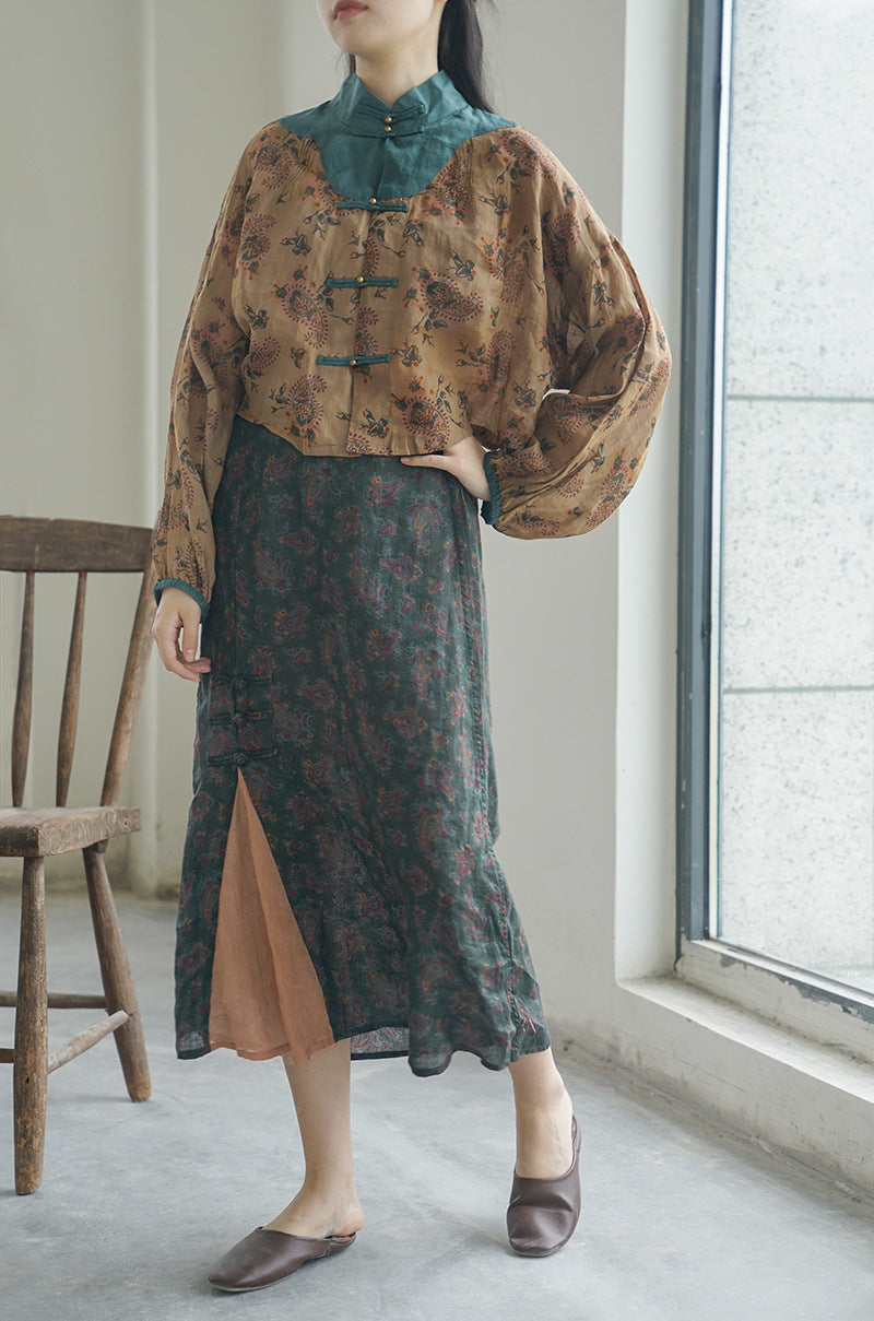 Stevie Spotlight Qipao Cheongsam Skirt