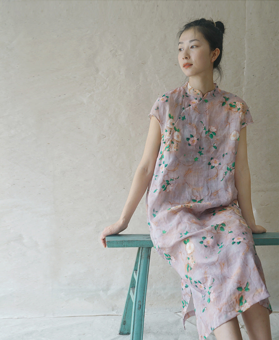 Camellia Cheongsam Dress